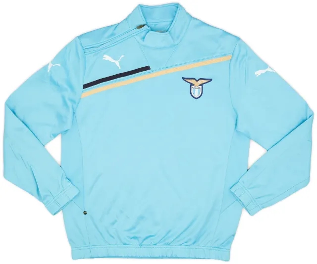 2011-12 Lazio Puma 1/4 Zip Drill Top - 8/10 - (S)