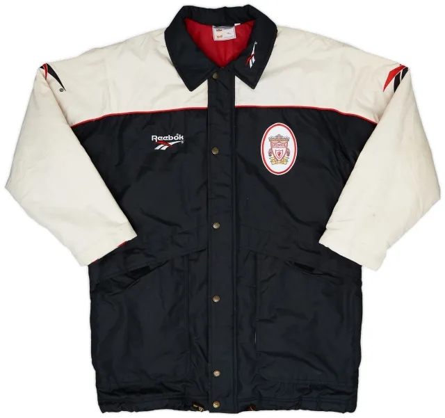 1996-97 Liverpool Reebok Padded Bench Coat - 6/10 - (S)