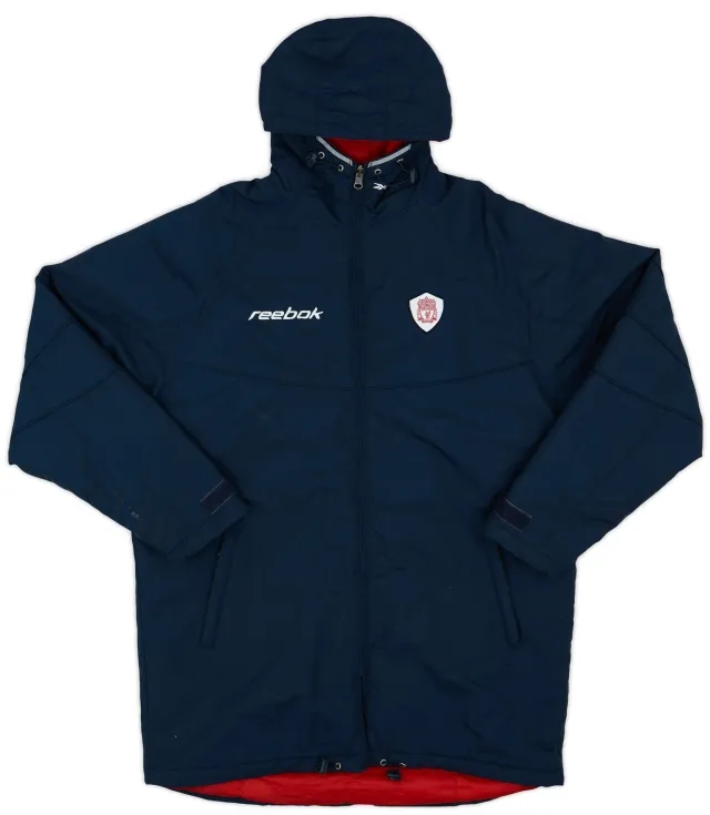 2001-02 Liverpool Reebok Padded Bench Coat - 9/10 - (M)