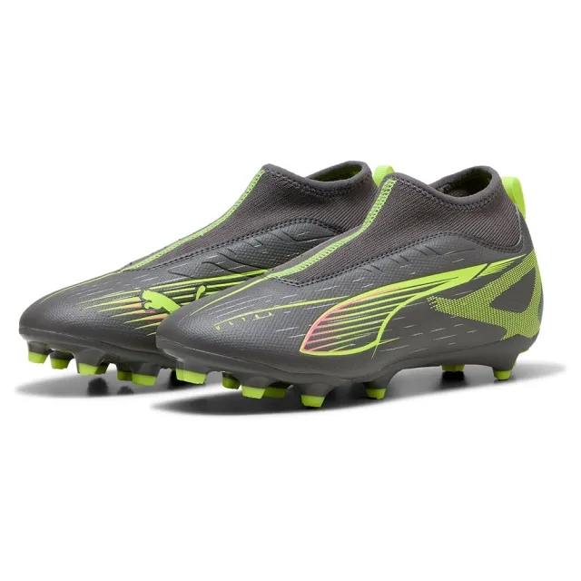 Puma Ultra 5 Match Fg/Ag Laceless Football Boots - Yellow/Grey