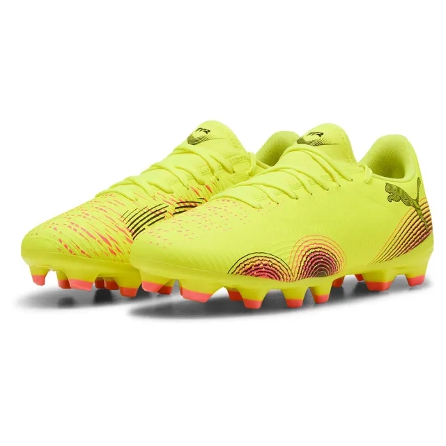 PUMA Future 8 Play FG/AG Football Boots Unisex, Yellow Alert/Black/Sun Struck