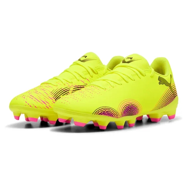 PUMA Future 8 Play FG/AG Football Boots Women, Yellow Alert/Black/Sun Struck
