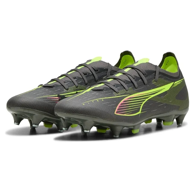 Puma Ultra 5 Match Sg Audacity - Matte Aged Silver/Yellow Alert/Puma Aged Silver - ['Grey']