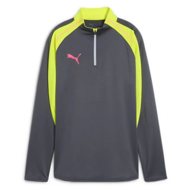 PUMA Individualblaze 1/4 Zip Football Top Shirt Women, Galactic Grey