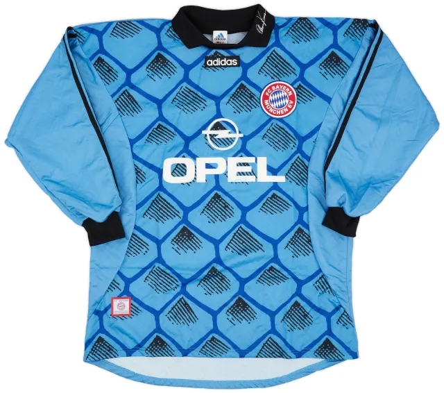 1996-98 Bayern Munich GK Shirt - 9/10 - (XL)