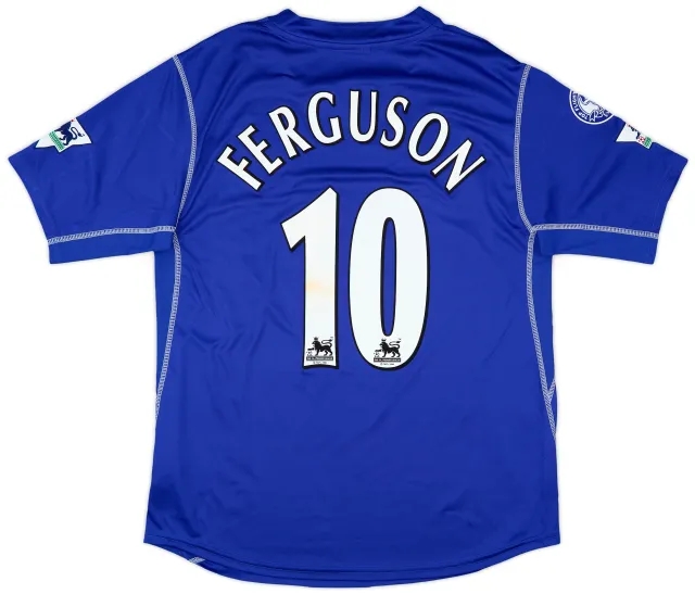 2002-03 Everton Home Shirt Ferguson #10 - 8/10 - (XL)