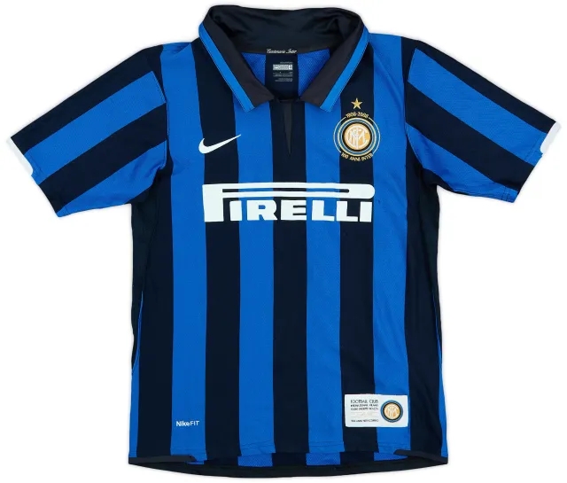 2007-08 Inter Milan Centenary Home Shirt - 4/10 - (L.Boys)
