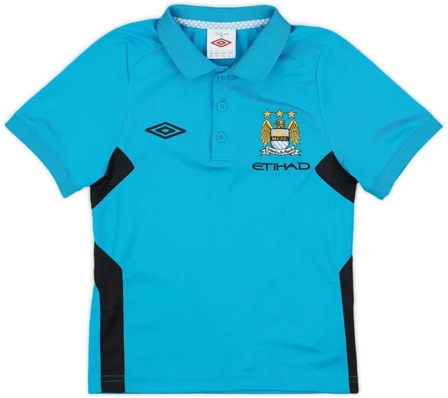 2011-12 Manchester City Umbro Polo Shirt - 9/10 - (S.Boys)