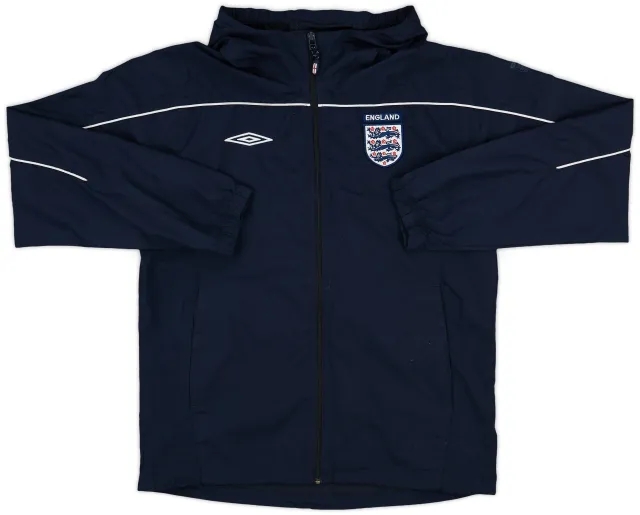 2008-09 England Umbro Hooded Track Jacket - 9/10 - (M)