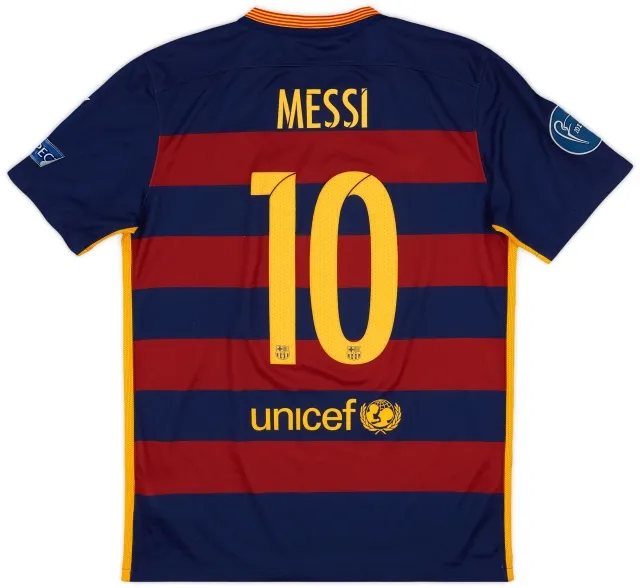 2015-16 Barcelona Home Shirt Messi #10 - 6/10 - (M)