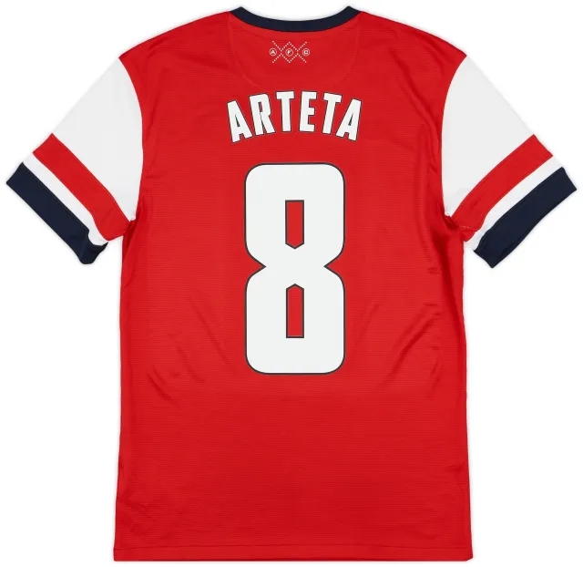 2012-14 Arsenal Home Shirt Arteta #8 - 8/10 - (S)