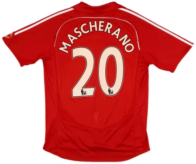 2006-08 Liverpool Home Shirt Mascherano #20 - 7/10 - (L)