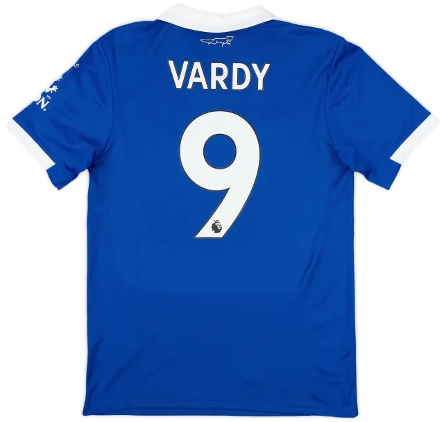 2022-23 Leicester Home Shirt Vardy #9 (S)