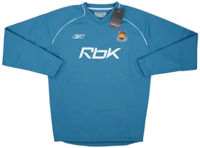 2004-05 West Ham Reebok Sweat Top (XS)