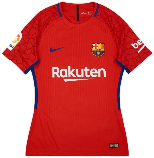 2017-18 Barcelona Authentic GK S/S Shirt (M)