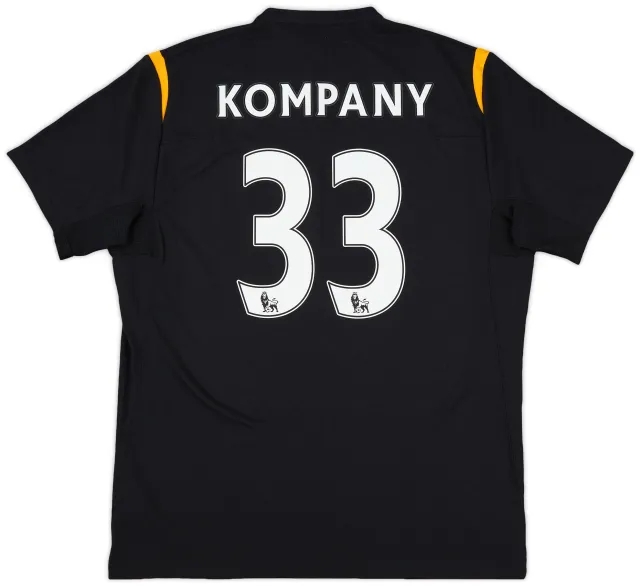 2009-10 Manchester City Away Shirt Kompany #33 (L)