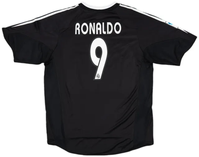 2004-05 Real Madrid Away Shirt Ronaldo #9 (L)