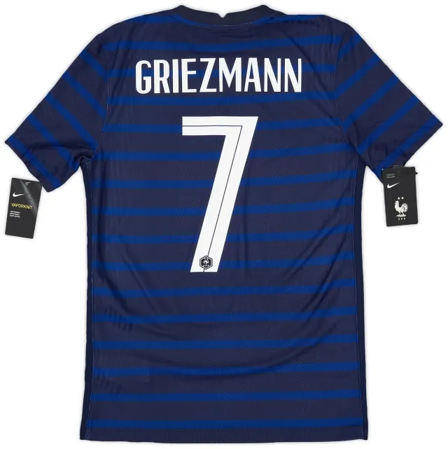 2020-21 France Authentic Home Shirt Griezmann #7 (S)