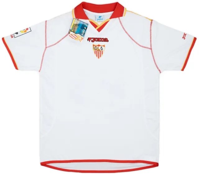 2001-02 Sevilla Home Shirt (S)
