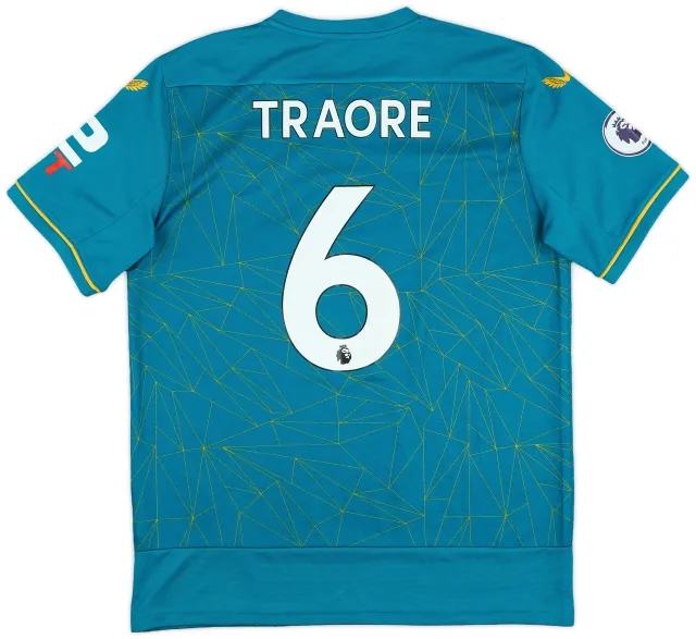 2022-23 Wolves Away Shirt Traore #6 - 8/10 - (L)