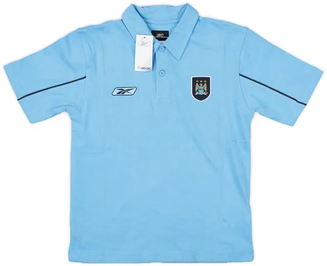 2003-04 Manchester City Reebok Polo Shirt (M.Boys)