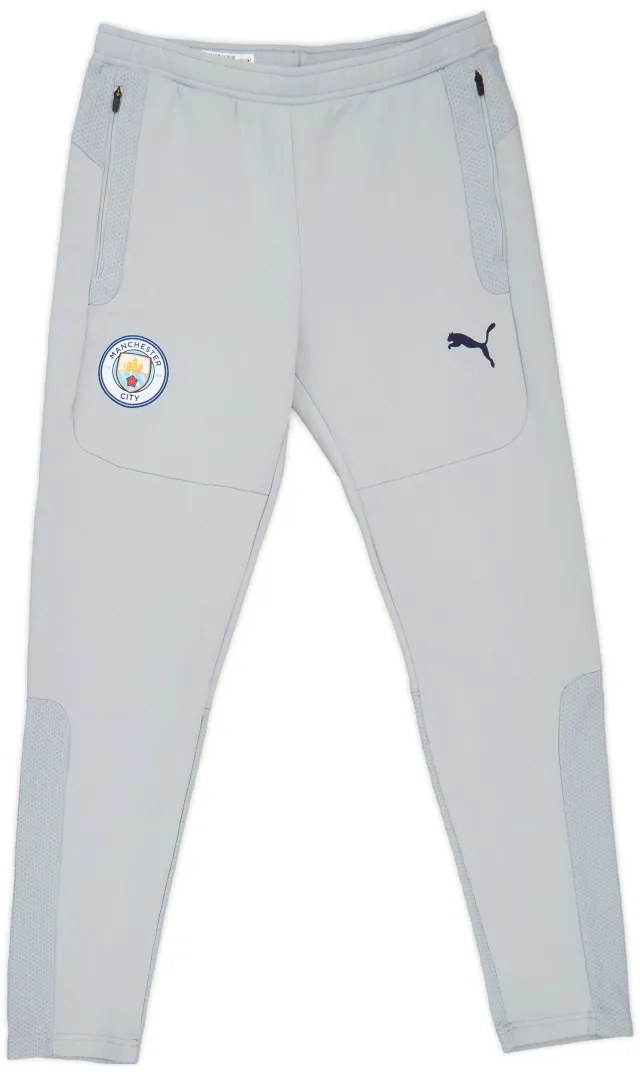 2021-22 Manchester City Puma Track Pants/Bottoms - 9/10 - (L)