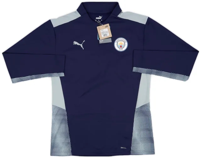 2021-22 Manchester City Puma 1/4 Zip Training Top (M)