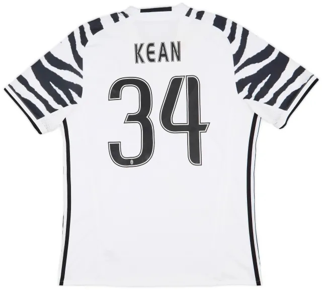 2016-17 Juventus Third Shirt Kean #34 (L)