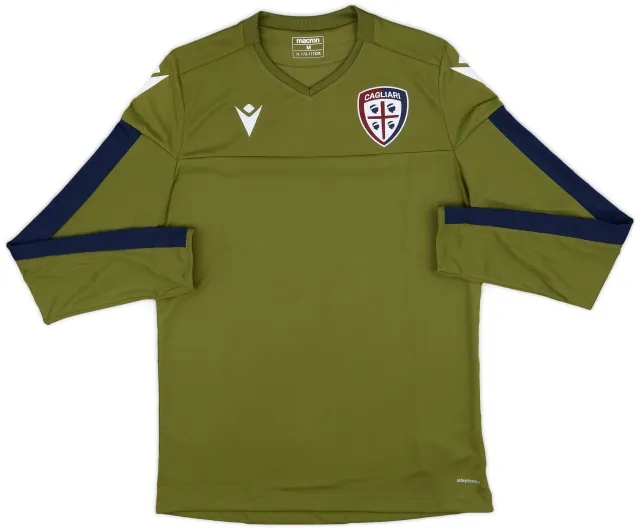 2019-20 Cagliari Macron Training Top - 9/10 - (M)