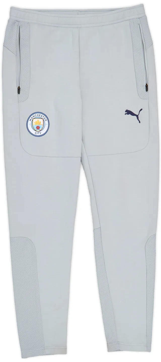 2021-22 Manchester City Puma Track Pants/Bottoms - 7/10 - (L)