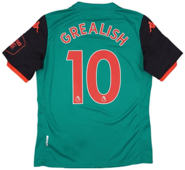 2019-20 Aston Villa Third Shirt Grealish #10 - 9/10 - (M)