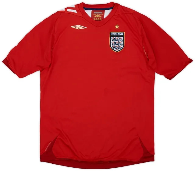 2006-08 England Away Shirt - 8/10 - (XL.Boys)