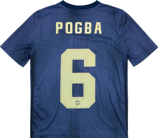 2018-19 Manchester United Third Shirt Pogba #6 - 7/10 - (M.Boys)