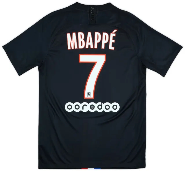 2019-20 Paris Saint-Germain Fourth Shirt Mbappe #7 - 10/10 - (M)