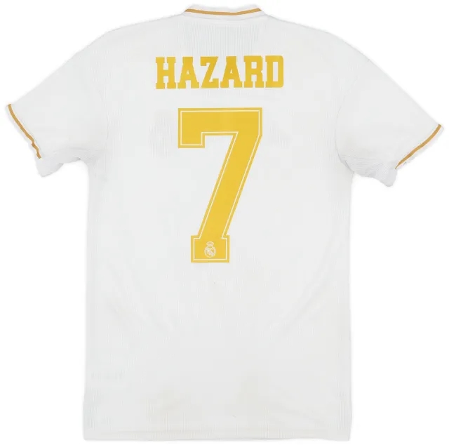 2019-20 Real Madrid Home Shirt Hazard #7 - 4/10 - (XS)