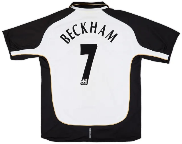 2001-02 Manchester United Centenary Away/Third Shirt Beckham #7 - 6/10 - (XL)