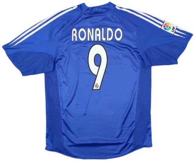 2004-05 Real Madrid Third Shirt Ronaldo #9 - 7/10 - (M)