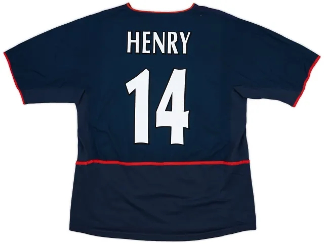 2002-04 Arsenal Away Shirt Henry #14 - 7/10 - (XL)