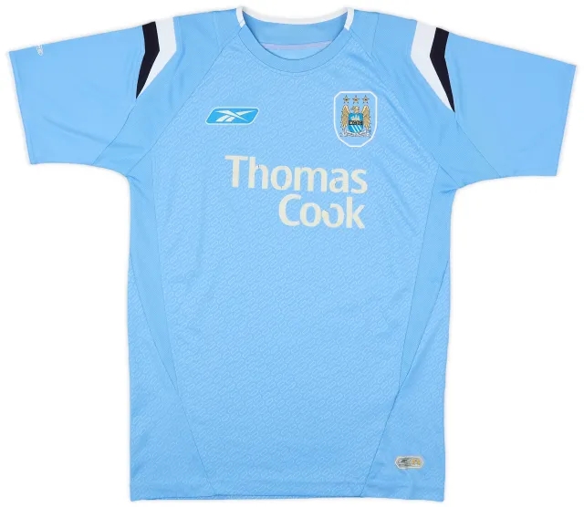 2004-05 Manchester City Home Shirt - 4/10 - (XS)