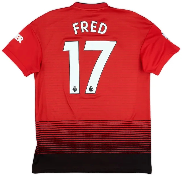 2018-19 Manchester United Home Shirt Fred #17 - 8/10 - (M)
