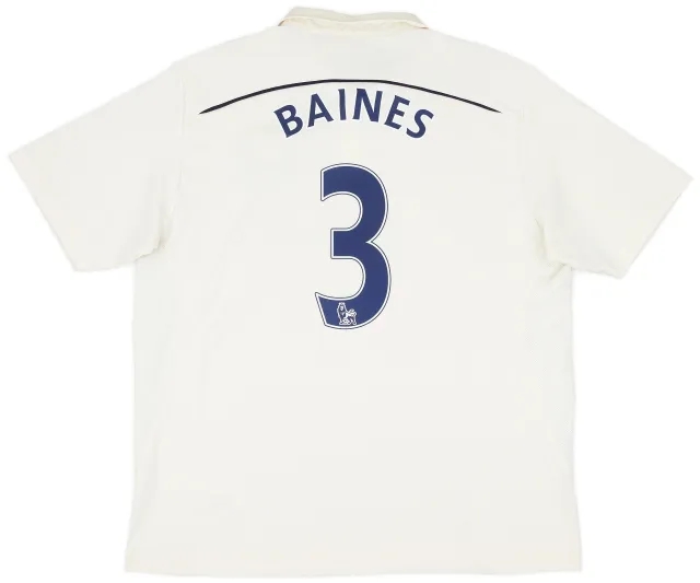 2010-11 Everton Third Shirt Baines #3 - 9/10 - (XL)