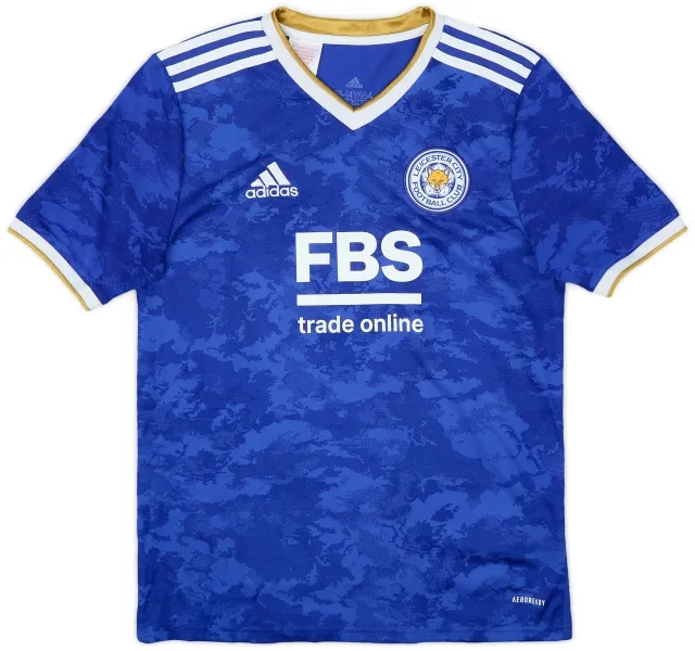 2021-22 Leicester Home Shirt - 10/10 - (L.Boys)