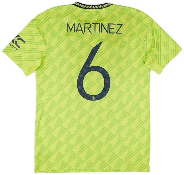 2022-23 Manchester United Third Shirt Martinez #6 - 10/10 - (M)