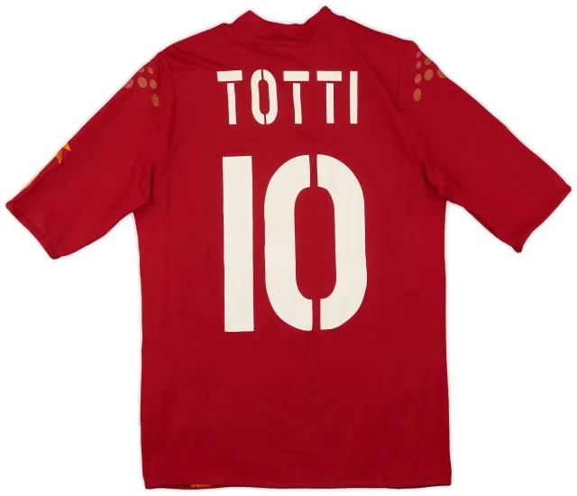 2003-04 Roma Home Shirt Totti #10 - 5/10 - (M)