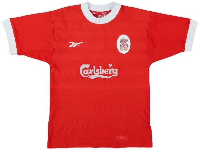 1998-00 Liverpool Home Shirt - 8/10 - (Y)