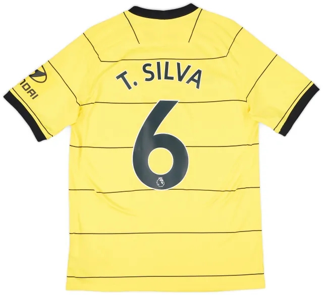 2021-22 Chelsea Away Shirt T.Silva #6 - 10/10 - (M)