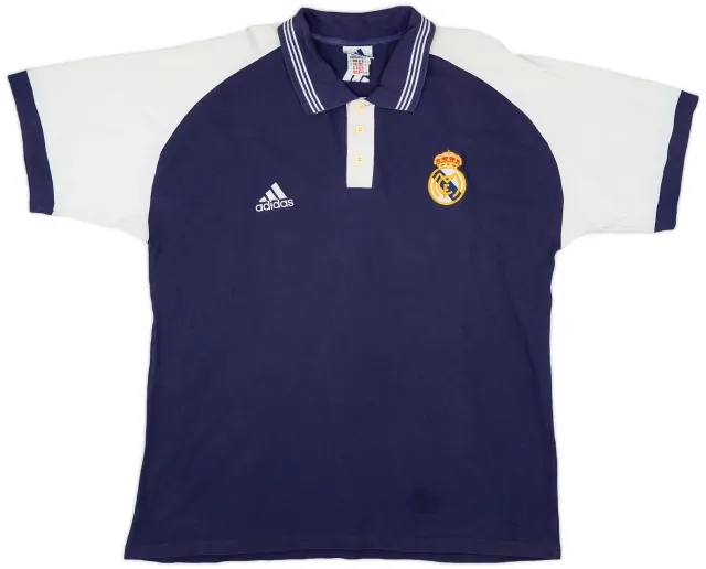 1998-00 Real Madrid adidas Polo Shirt - 6/10 - (XL)