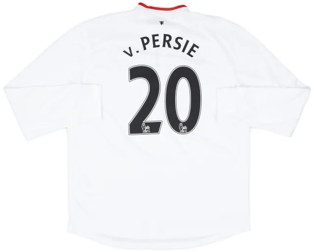 2012-14 Manchester United Away L/S Shirt v.Persie #20 - 8/10 - (XL)