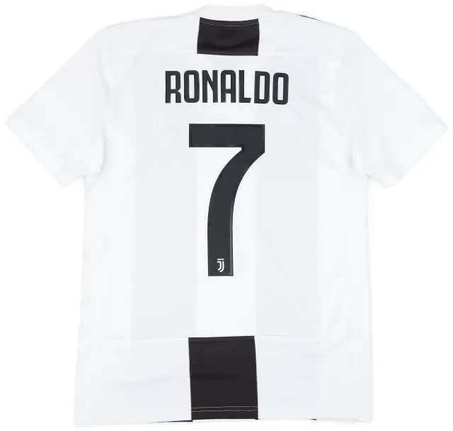 2018-19 Juventus Home Shirt Ronaldo #7 - 7/10 - (S)