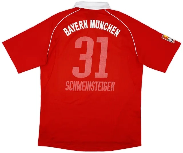2005-06 Bayern Munich Home Shirt Schweinsteiger #31 - 4/10 - (L)